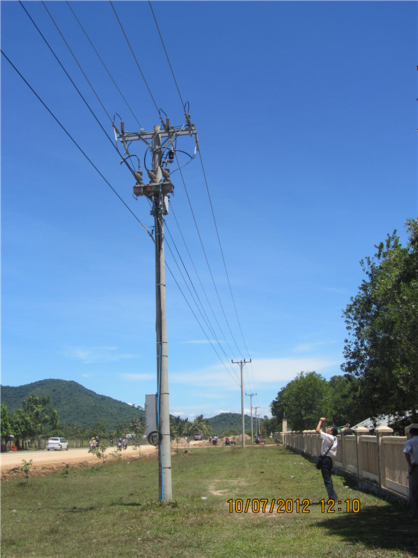 последний случай компании о COMBODIA в 2010, сельский проект улучшения сети силы в Provice Battambang